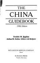 Tapa de The China guidebook