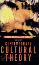 Tapa de Contemporary Cultural Theory
