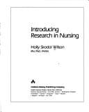 Tapa de Introducing research in nursing