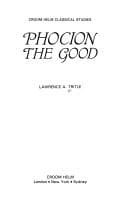 Tapa de Phocion the Good (Croom Helm Classical Studies)