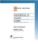 Tapa de Fundamentals of College Algebra