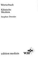Tapa de Dictionary of Clinical Medicine