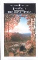 Tapa de John Keats, the complete poems