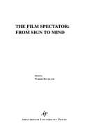 Tapa de The Film Spectator
