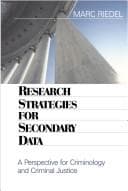 Tapa de Research Strategies for Secondary Data