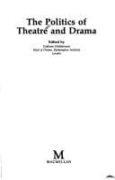 Tapa de The politics of theatre and drama