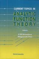 Tapa de Current Topics in Analytic Function Theory