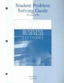Tapa de Student Problem Solving Guide T/A Complete Business Statistics