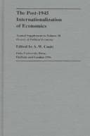 Tapa de The Post-1945 Internationalization of Economics (History of Political Economy Annual Supplement)