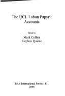 Tapa de The Ucl Lahun Papyri