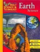 Tapa de Holt science & technology : Earth science