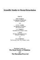Tapa de Scientific studies in mental retardation