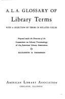Tapa de Glossary of Library Terms