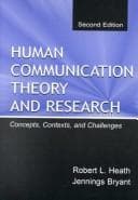 Tapa de Human Communication Theory and Research