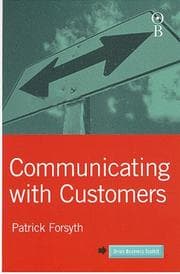 Tapa de Communicating with Customers (Orion Business Toolkit)