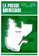 Tapa de La presse québécoise des origines à nos jours