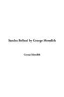 Tapa de Sandra Belloni by George Meredith