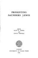 Tapa de Presenting Saunders Lewis
