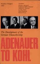 Tapa de Adenauer to Kohl