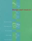 Tapa de Design and Analysis