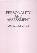Tapa de Personality and assessment. --