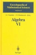 Tapa de Algebra VI