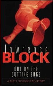 Tapa de Out on the Cutting Edge (Matt Scudder Mystery)