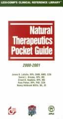 Tapa de Natural therapeutics pocket guide