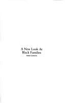 Tapa de A New Look at Black Families