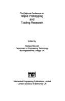 Tapa de First National Conference on Rapid Prototyping and Tooling Research