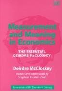 Tapa de Measurement and Meaning in Economics