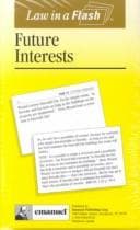 Tapa de Future Interests (Law in a Flash) 2nd Edition