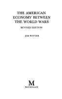 Tapa de The American economy between the World Wars