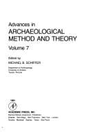 Tapa de Advances in archaeological method and theory
