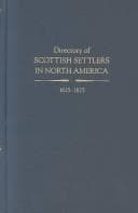 Tapa de Directory of Scottish Settlers in North America,1625-1825 Vol. IV