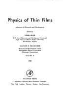 Tapa de Physics of Thin Films