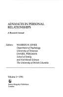 Tapa de Advances in Personal Relationships