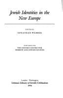 Tapa de Jewish Identities in the New Europe (The Littman Library of Jewish Civilization)