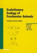 Tapa de Evolutionary ecology of freshwater animals