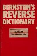 Tapa de Reverse Dictionary
