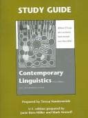 Tapa de Contemporary linguistics