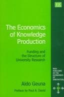 Tapa de The Economics of Knowledge Production