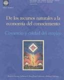 Tapa de De Los Recursos Naturales a LA Ecpmpmia Del Conocimiento