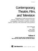 Tapa de Volume 8 Contemporary Theatre, Film and Television