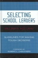 Tapa de Selecting School Leaders