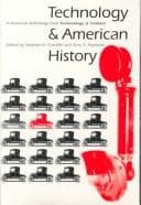 Tapa de Technology and American History