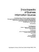 Tapa de Encyclopedia of Business Information Sources