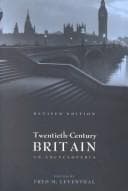 Tapa de Twentieth-century Britain
