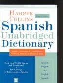 Tapa de Collins Spanish dictionary = Collins diccionario inglés