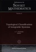 Tapa de Topological Classification of Integrable Systems (Advances in Soviet Mathematics, Vol 6)